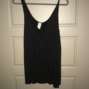 Black tank top